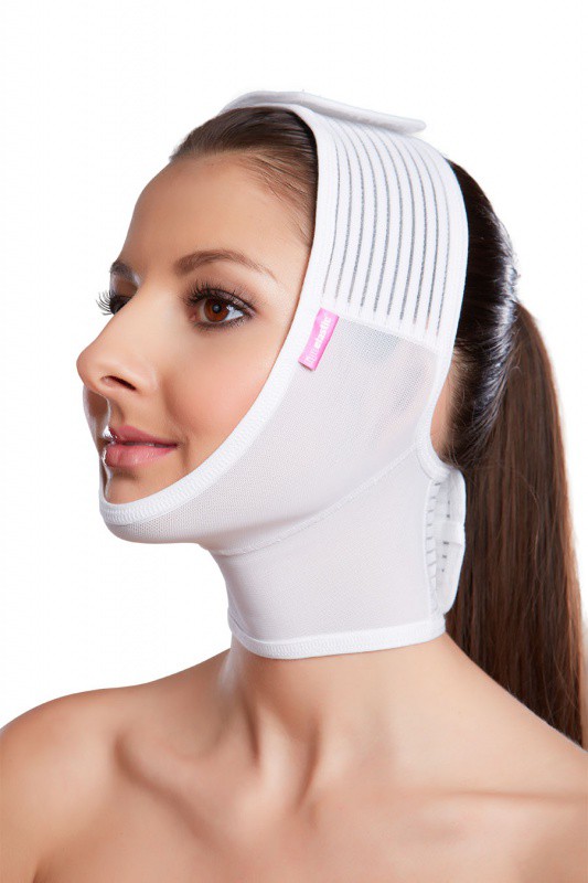 Vêtement de compression faciale FM extra - Lipoelastic.fr