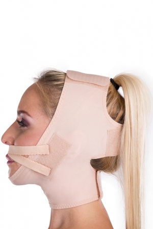 Vêtement facial de compression FM lifting des lèvres - Lipoelastic.fr